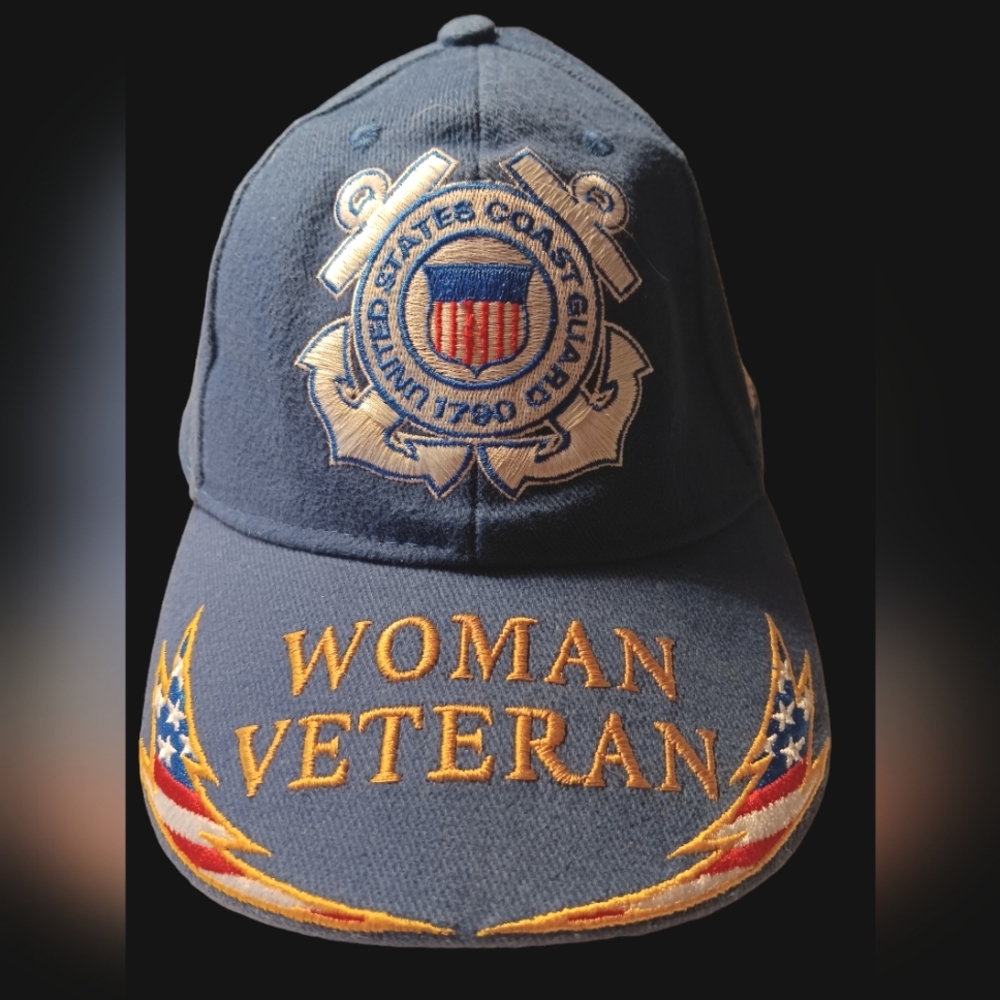 Woman's US Coast Guard Veterans Cap NWOT